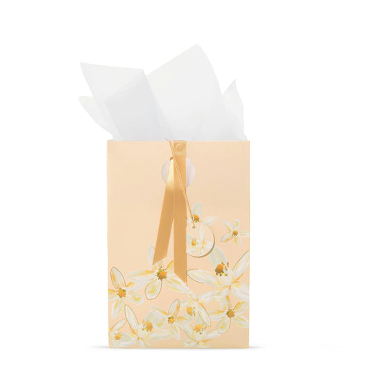 Peach Jasmine Floral Gift Bag (S2GEE)