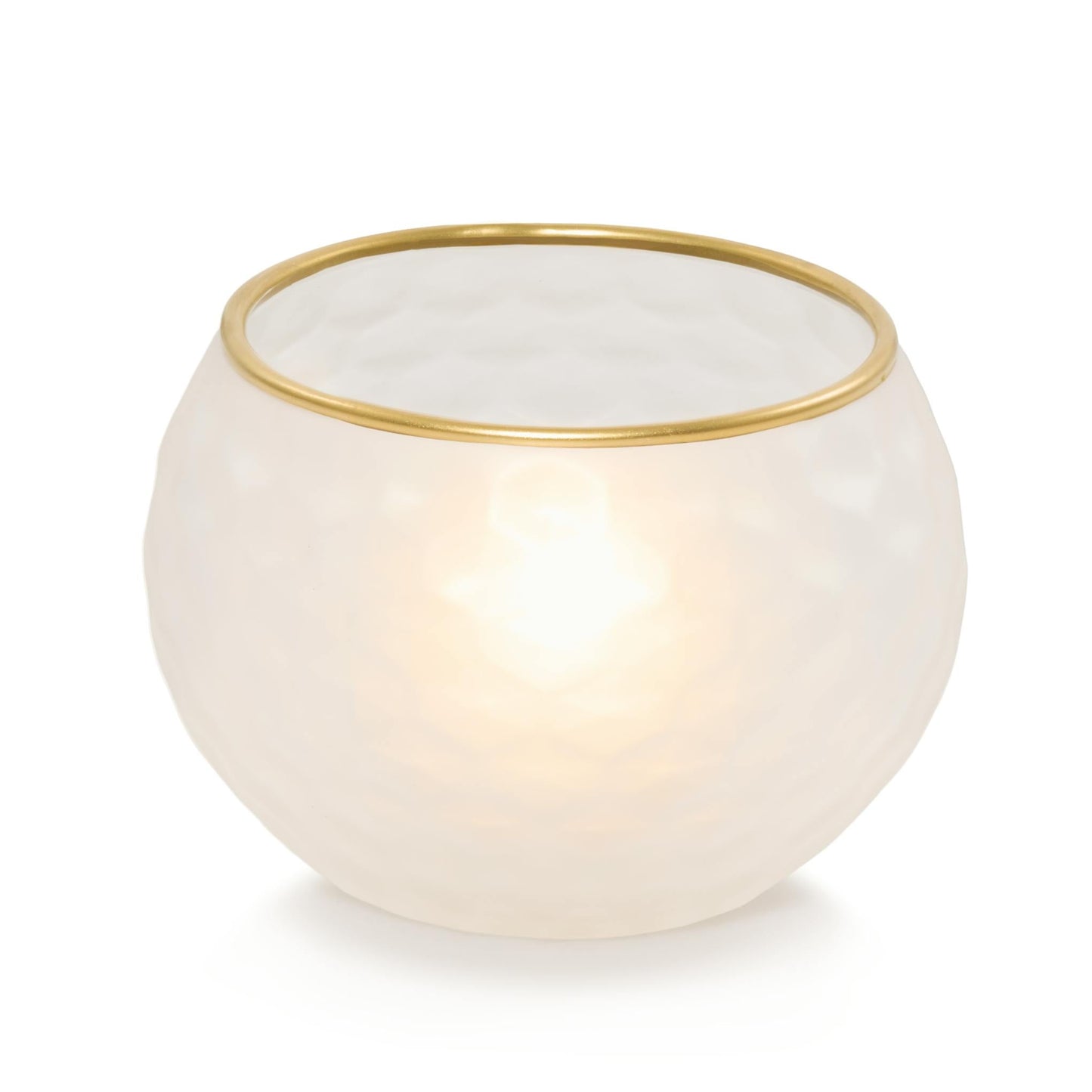 Frosted Honeycomb Tea Light Candle Holder (S2KGP)